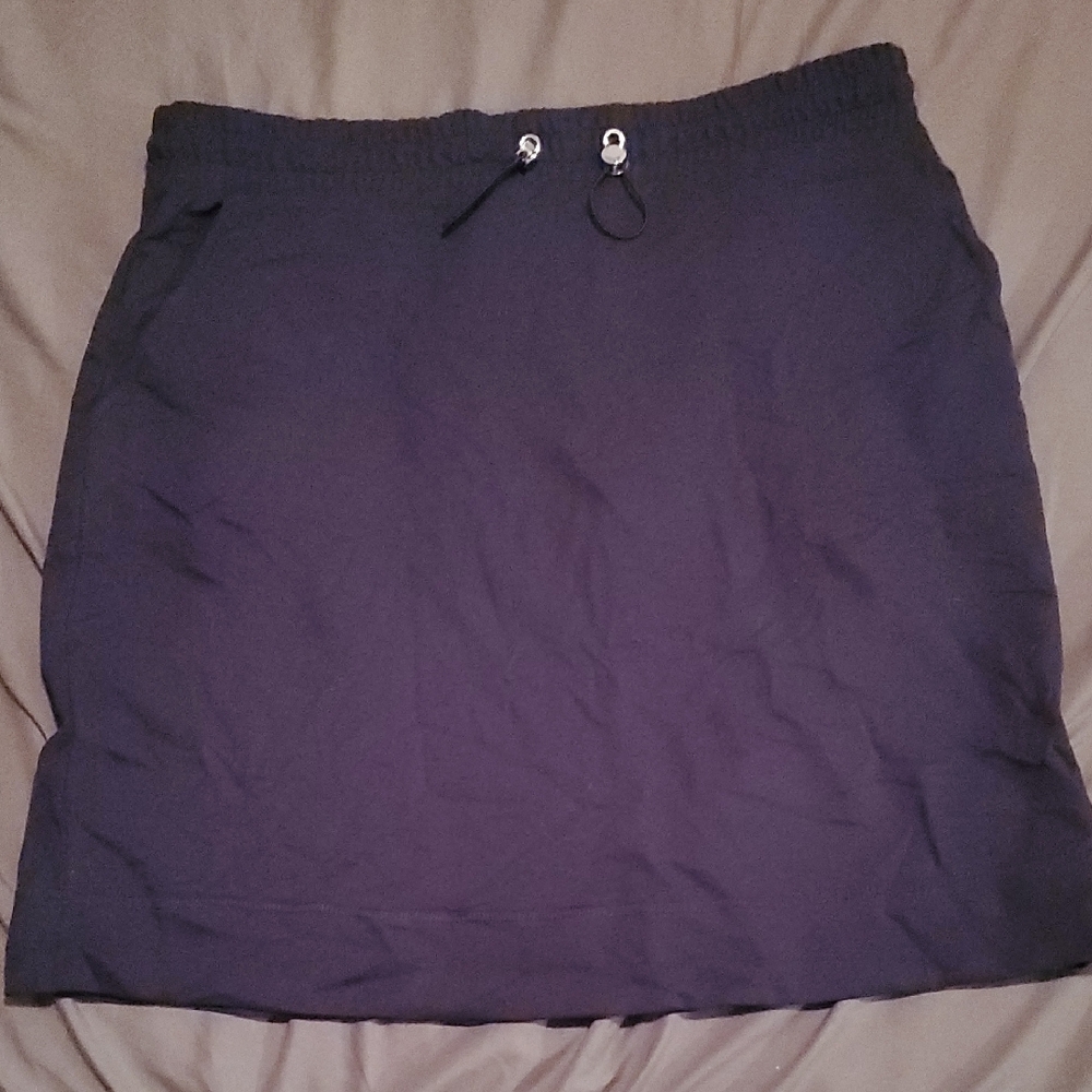 Women's Black Drawstring Skirt